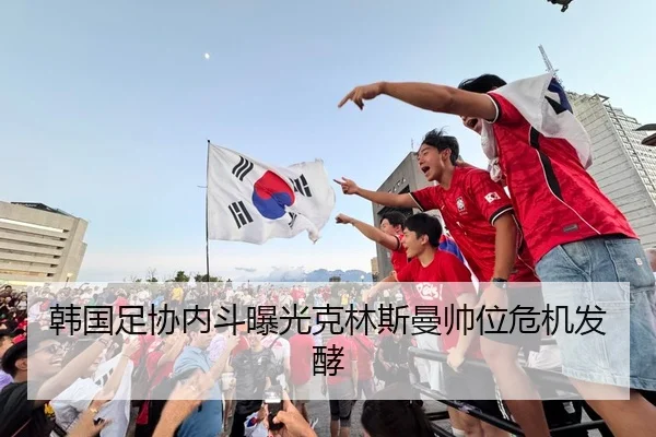 韩国足协内斗曝光克林斯曼帅位危机发酵